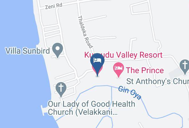 Kumudu Valley Resort Map
