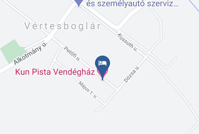 Vertesboglar - Kun Pista Vendeghaz Maps