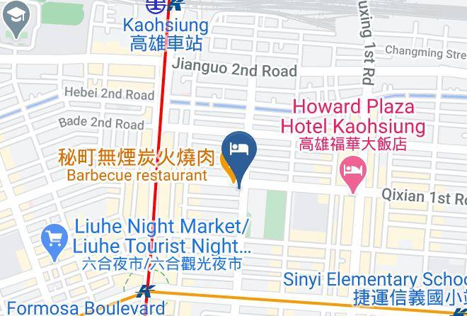 Xinxing District - Kung Shang Design Hotel Maps