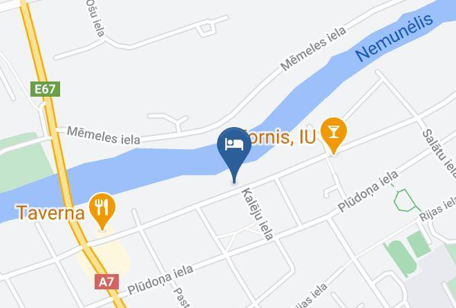 Bauska - Kungu Ligzda Viesnica Maps