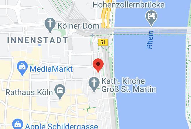 Cologne - Hotel Kunibert Der Fiese Maps