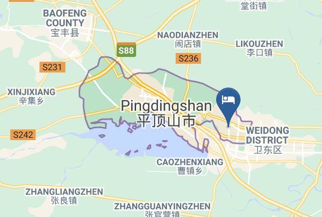 Pingdingshan - Kunlun Yaju Hotel Maps
