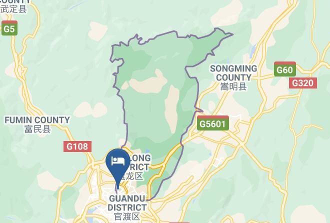 Kunming - Kunming Xiongye Hotel Maps