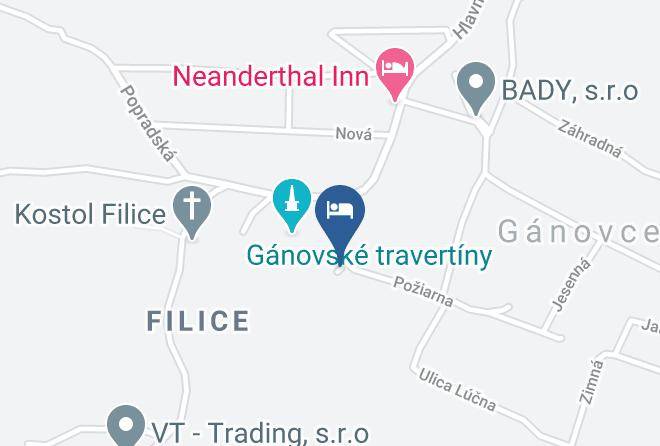 Poprad - Kupele Aqua Spa Ganovce Maps
