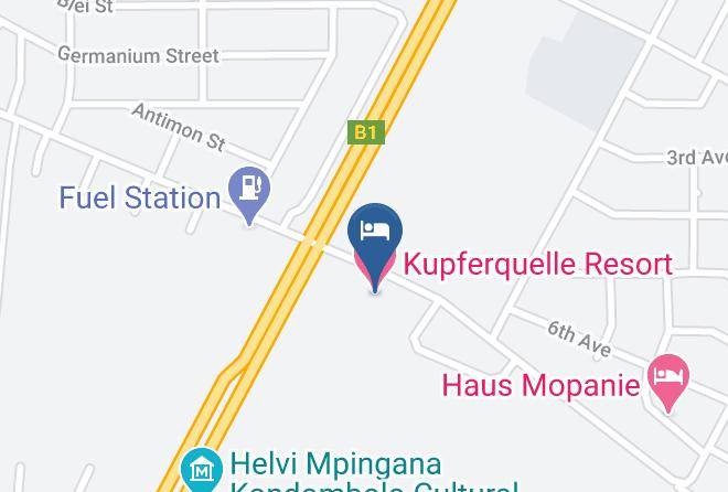 Tsumeb - Kupferquelle Resort Maps