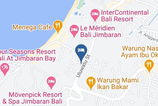 Kupu Kupu Jimbaran Hotel Map