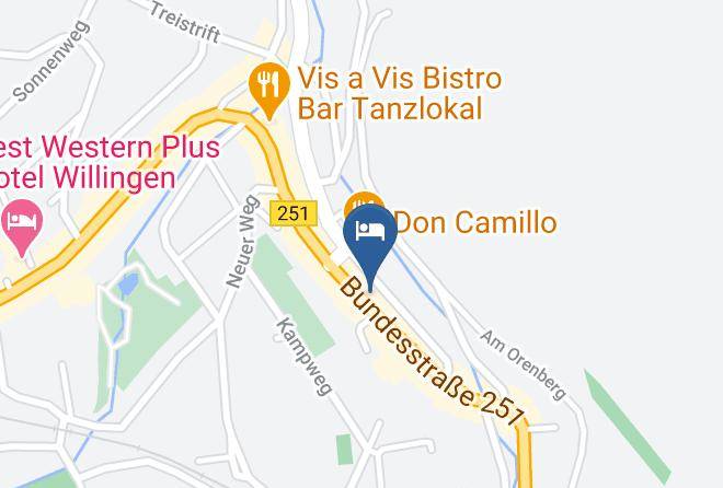 Waldeck Frankenberg - Kur Und Sporthotel Gobel Maps