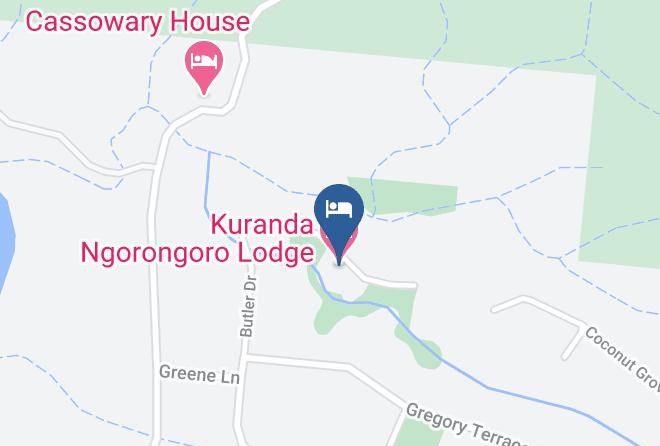 Mareeba - Kuranda Ngorongoro Lodge Maps
