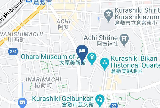 Kurashiki Kokusai Hotel Map - Okayama Pref - Kurashiki City