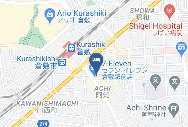 Kurashiki City - Kurashiki Station Hotel Maps