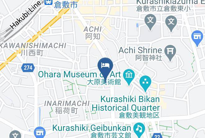 Kurashiki Universal Hotel Map