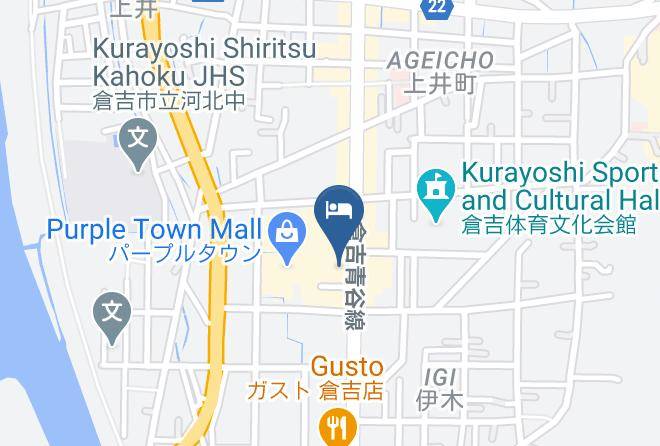 Kurayoshi City - Kurayoshi City Hotel Maps
