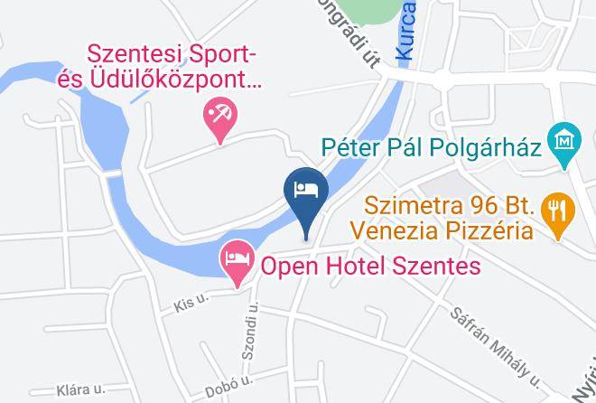 Szentes - Kurca Parti Vendeghaz Maps