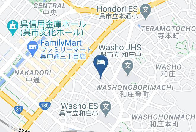 Kure City - Kure Morisawa Hotel Maps