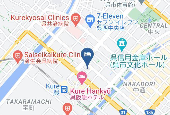 Kure City - Kure Station Hotel Maps