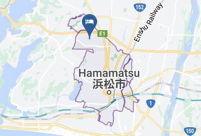 Hamamatsu City Naka Ward - Kuretake Inn Hamamatsu Nishi Inter Maps