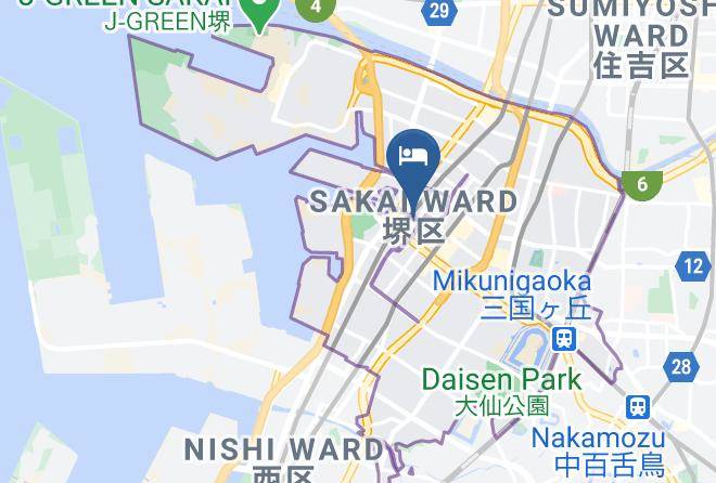 Sakai City Sakai Ward - Kuretake Inn Nankai Sakai Ekimae Maps