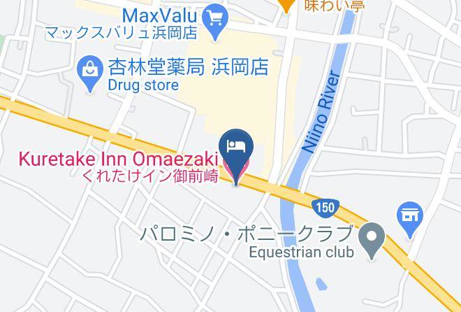 Omaezaki City - Kuretake Inn Omaezaki Maps