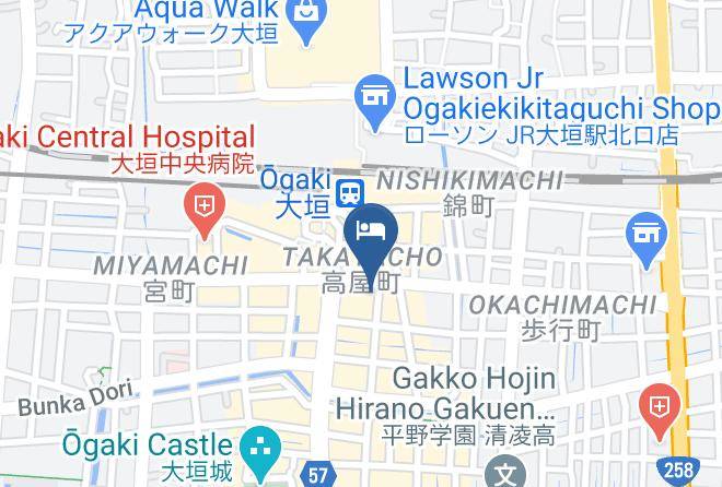 Ogaki City - Kuretake Inn Oogakiekimae Maps