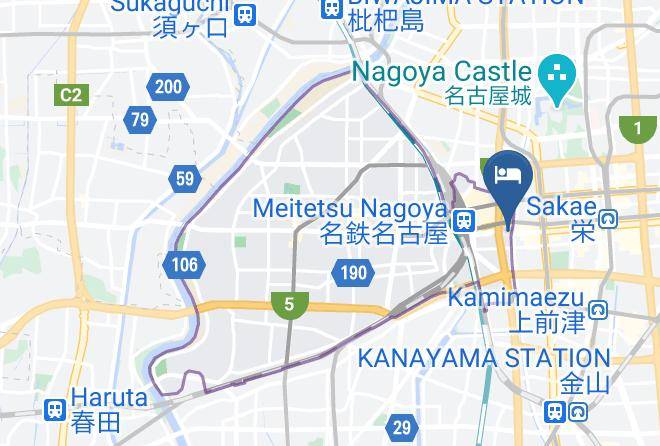 Nagoya City Nakamura Ward - Kuretake Inn Premium Nagoya Nayabashi Maps