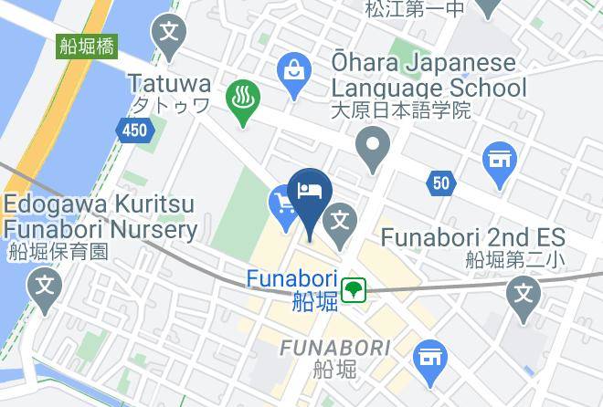 Edogawa Ward - Kuretake Inn Tokyo Funabori Maps