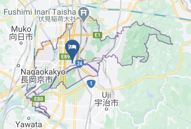 Kyoto City Fushimi Ward - Kuretake An Maps