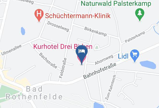 Osnabruck - Kurhotel Drei Birken Maps