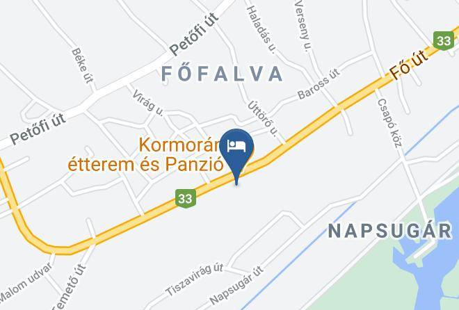 Poroszlo - Kuria Vendeghaz Maps