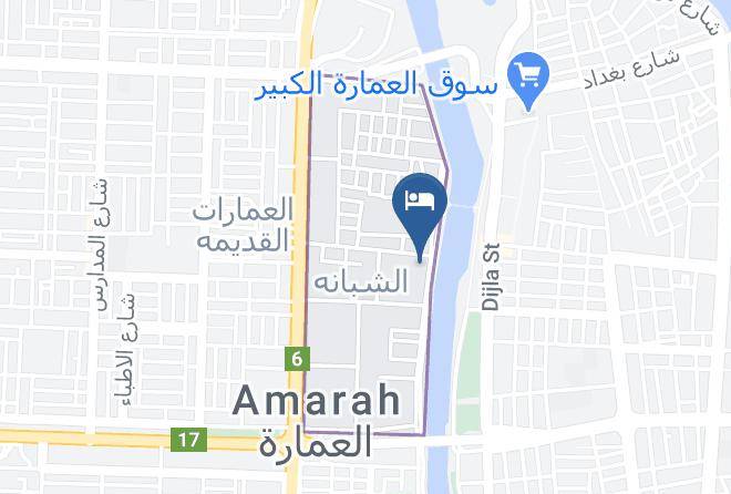 Amarah - Kurmick Maysan Hotel Maps