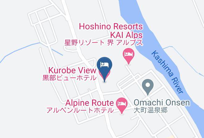 Omachi City - Kurobe View Hotel Maps