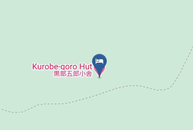 Toyama City - Kurobe Goro Hut Maps