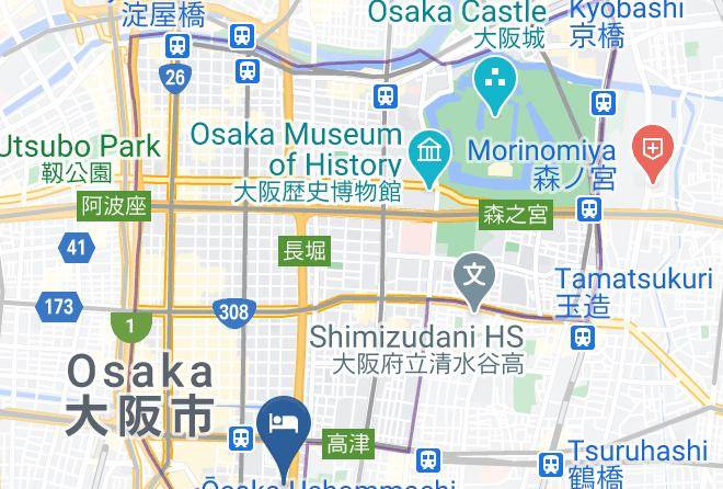 Osaka City Chuo Ward - Kuromon Hibiki Maps