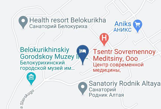 Belokurikha - Kurortnyy Otel' Belovod'ye 4 Zvezdy Maps