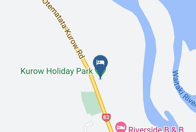 Waitaki Canterbury - Kurow Holiday Park Maps