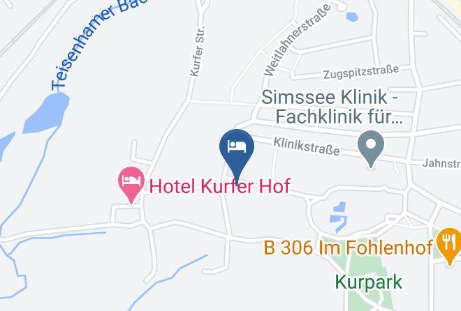 Rosenheim - Kurparkpension Stephan Maps