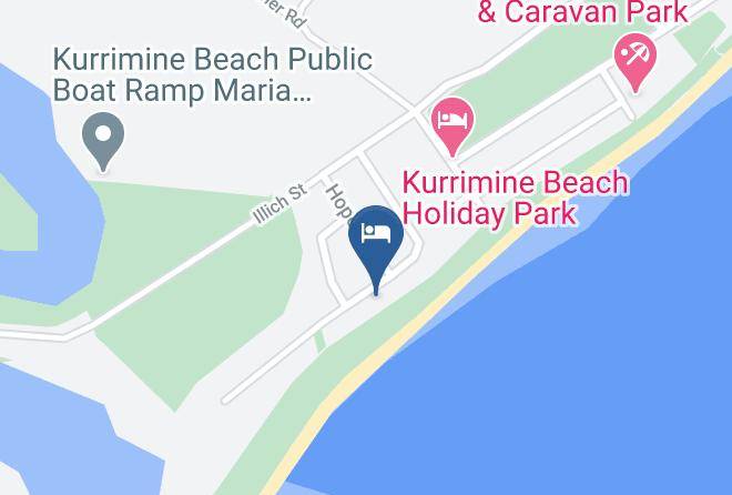 Kurrimine Beach Huts Map