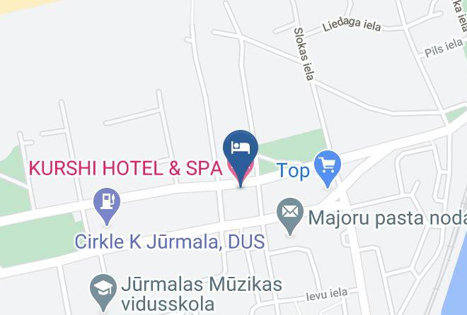 Jurmala - Kurshi Hotel & Spa Maps