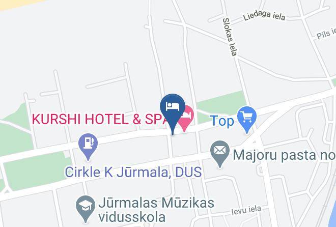 Jurmala - Kursi Viesu Nams Maps