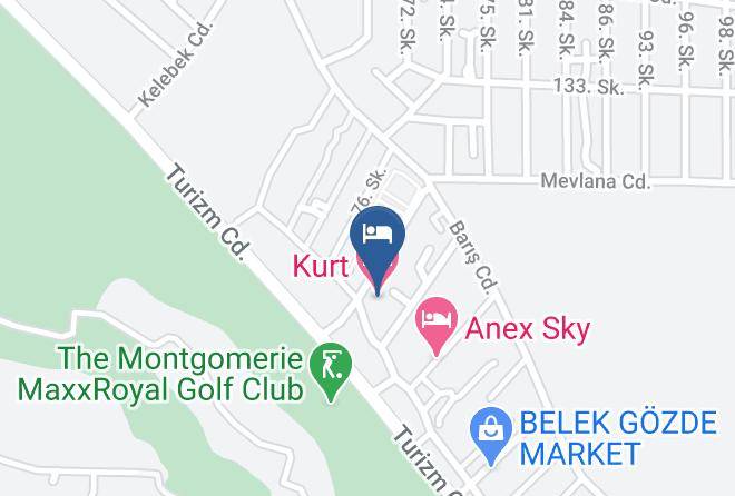 Belek - Kurt Hotel Maps