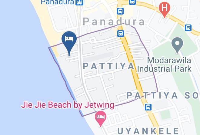Colombo - Kurumba Beach Private Bungalow Maps