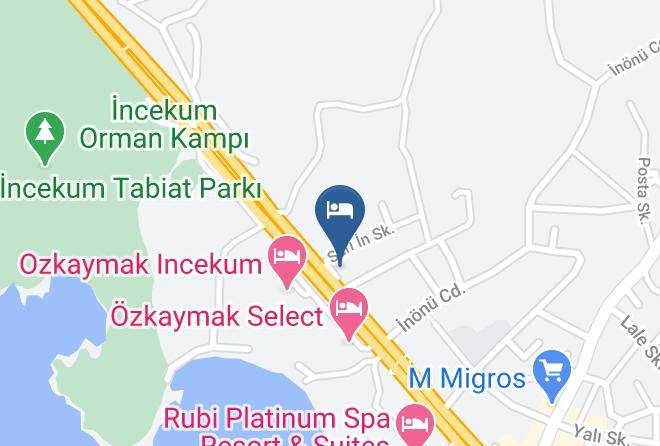 Alanya - Kus Pansiyon Maps