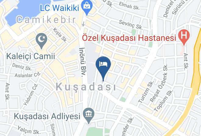 Kusadasi - Kusadasi Hotel Arslan Spa Maps