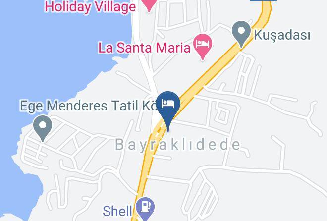 Kusadasi - Kusadasi Otel Kusadasi Hotel Bulut Garden Hotel Maps
