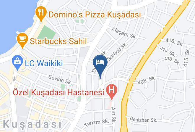 Kusadasi - Kusadasi Rezidans Maps