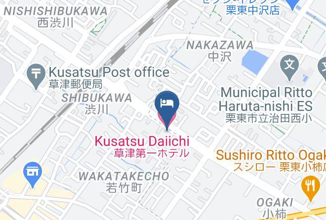 Kusatsu City - Kusatsu Daiichi Hotel Maps