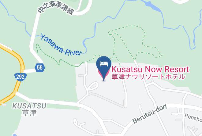 Kusatsu Townagatsuma District - Kusatsu Now Resort Hotel Maps