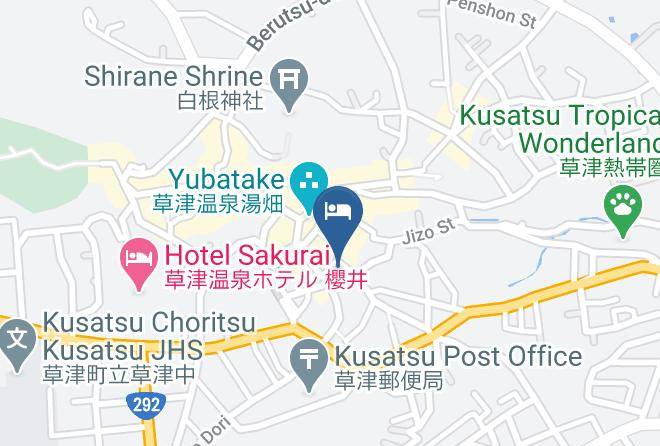 Kusatsu Onsen Futabaya Map