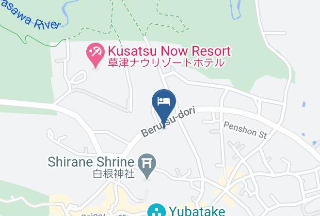 Kusatsu Townagatsuma District - Kusatsu Skyland Hotel Maps