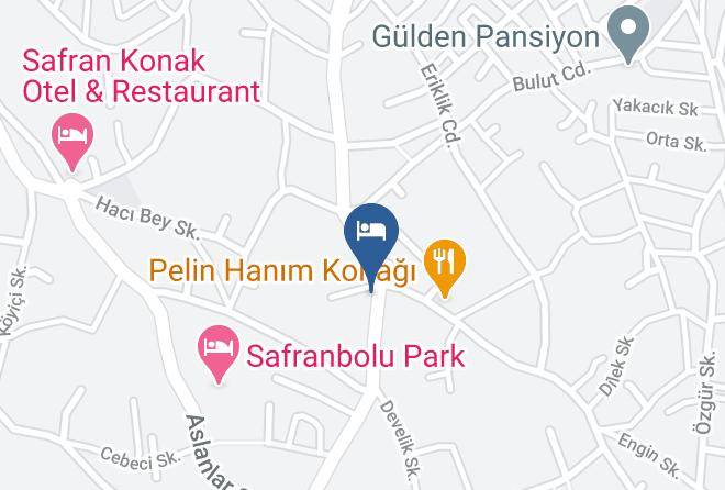 Safranbolu - Kuscu Konak And Cafe Maps