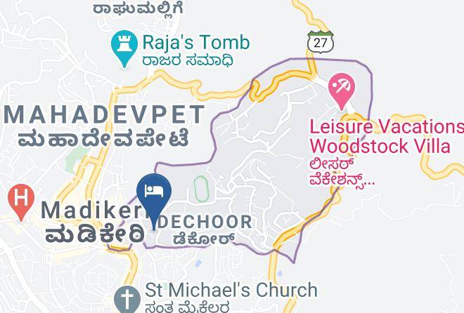 Madikeri - Kushi Coorg Homestay Maps